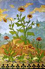 Sunflowers Paintings - Sunflowers and Poppies by Paul Ranson